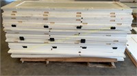 Pallet of 8 ft interior doors