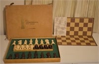 1959 Renaissance Chess Set w/ Orig. Box & Papers