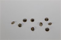 9 Round Champagne Loose Diamonds 3.60ctw