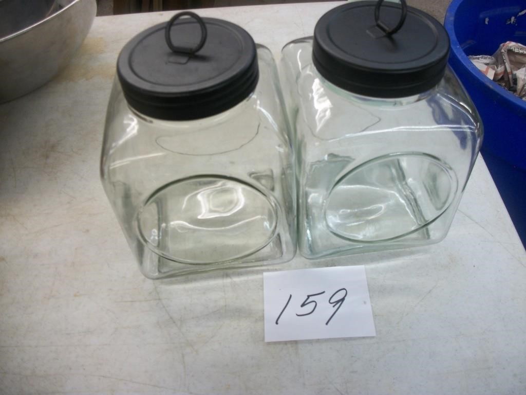 GLASS CANISTER SET