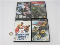 4 jeux de PS 2 dont ATV Offroad