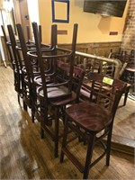 WOOD BAR STOOLS