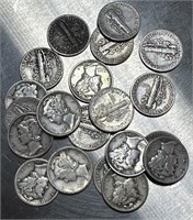 (20) Silver Dimes See Photos for Details