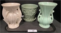 Art Deco Pottery, Planter, Vases, McCoy.