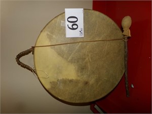 STRETCHED HYDE DRUM WITH MALLET
