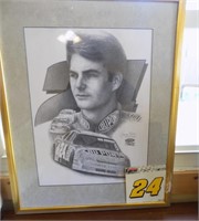 Jeff Gordon by Sketch Artist George Rebk