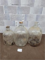 3 Large vintage jugs