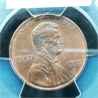 1992 PENNY 1C AU58 PCGS