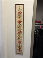 LARGE EMBROIDERED WALL PANEL & KRISTEN NAME