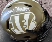 Signed Anthony Munoz Mini Helmet COA BGS