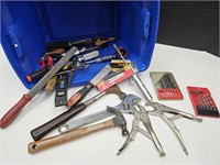 Lot of Hand Tools w/Tote