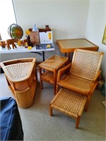 Mahogany/Ratan Furniture set