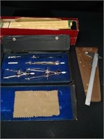 Lot of vintage Drafting Tools