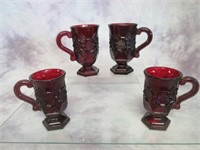 Avon Cape Cod Coffee Mugs -Set of 4