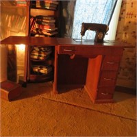 Kenmore Sewing Machine in Cabinet