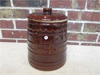 Marcrest Cookie Jar (repaired lid)