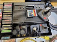 Vintage Atari video game and games