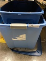 (2) Storage Totes with Lids