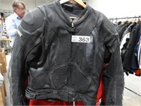 Made 2 Ride Leather Motorcycle Jacket Size L