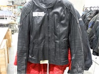 Rjays Motorcycle Leather Jacket Size 14