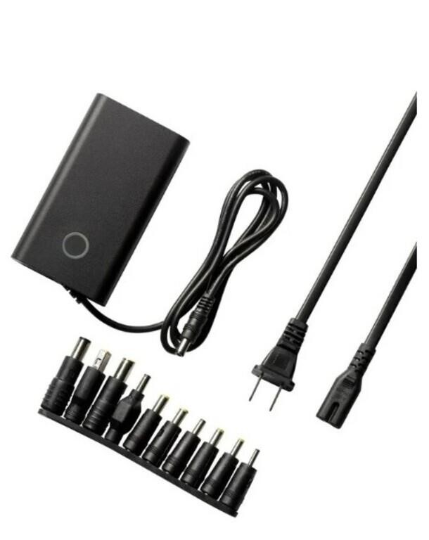 onn. Universal 65 W Laptop Adapter, Includes 11 Ti