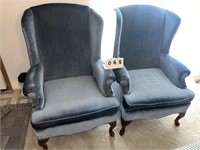 (2) Wing Back Chairs