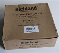 New Richland Votive Candles 72 Candles