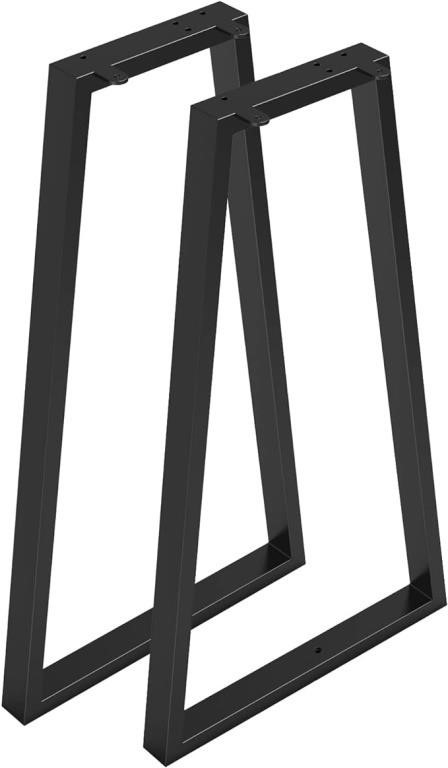 Signstek 28" Trapezoid Metal Table Legs, Heavy