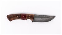 Knife Hand Made Custom Knife W/ Damascus Blade