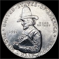 1921 Pilgrim Half Dollar CHOICE BU