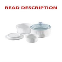 $55  CorningWare 6pc Bakeware Set-White