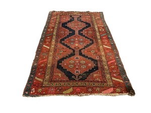 Antique hand knotted Persian rug