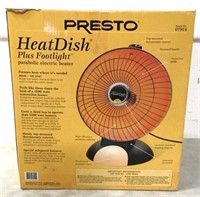 Presto Heat Dish Parabolic Electric Heater