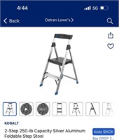 Kobalt foldable step stool