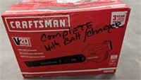 CRAFTSMAN 20 VOLT BLOWER BATTERY AND CHARGER