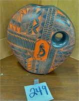 A.Joe Navajo Vase, signed, Hairline Crack