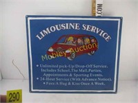 LIMO SERVICE SIGN