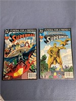 2 1993 Superman Comic Books