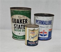 Vintage Motor Oil Tins