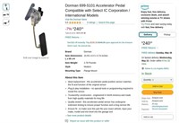 B864  Dorman Accelerator Pedal - IC Corporation/In