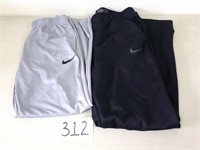 2 Men's Nike Fitness / Training Pants - Size Large