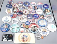 41 Vintage Political Campaigner Buttons