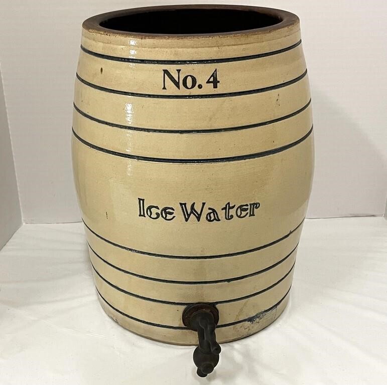 Vintage No. 4 Stoneware Water Cooler