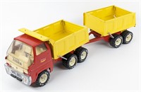 Tonka Dump Truck w/ Pup Trailer