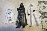 lot 3 Star Wars 80's Stand Up plastic figures?