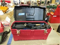 Toolbox With Trowels Excetera As Shown