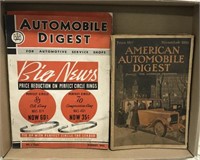 (EE) Flat of 1900s Automobile Digest- various