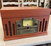 Retro Inspired Crosley Radio, Cassette Tape, CD,