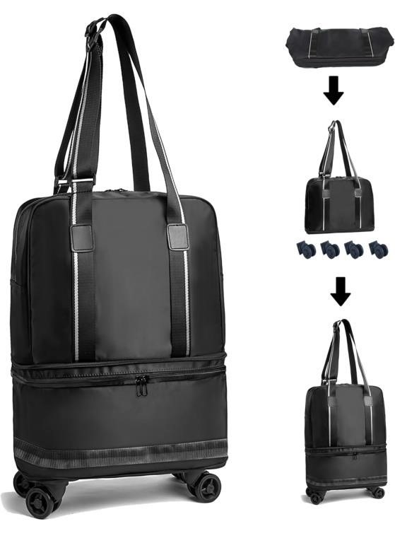(new)ELDA Travel Duffel Bag with Detachable Wheel