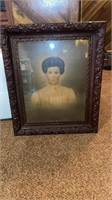 Antique picture & frame